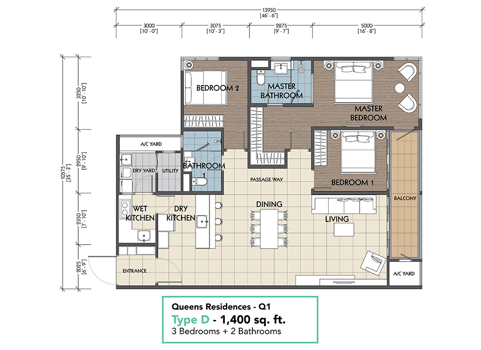 Queens-Residences-Type-D-Floor-plan